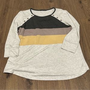 *NEVER WORN* Pink Clover Three Quarter Shirt